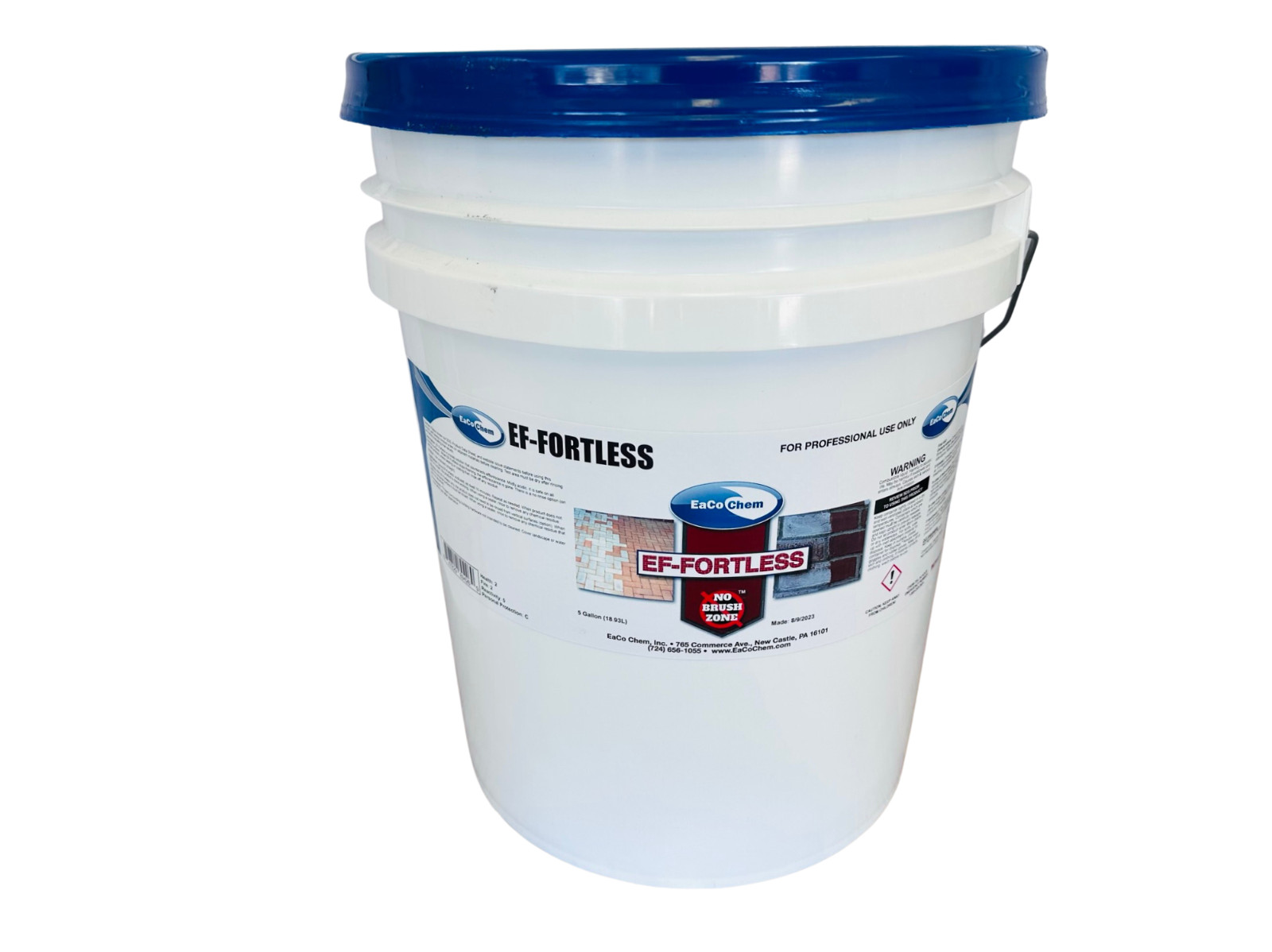 EaCo Chem EF-Fortless – Remove Powdery Efflorescence on Brick & Mortar – 5 Gal