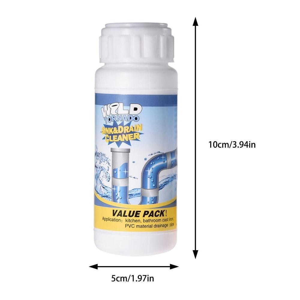 Newest Fast Drain Remover Hot Sink Pipe Dredge Bomb Toilet Quick Foaming Cleaner