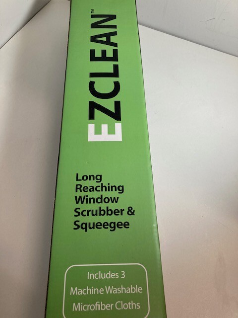 EZ Clean Long Reaching Window Scrubber & Squeegee