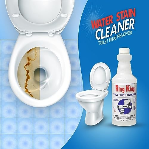 Ring King Toilet Bowl Cleaner Liquid 32oz No Scrubbing