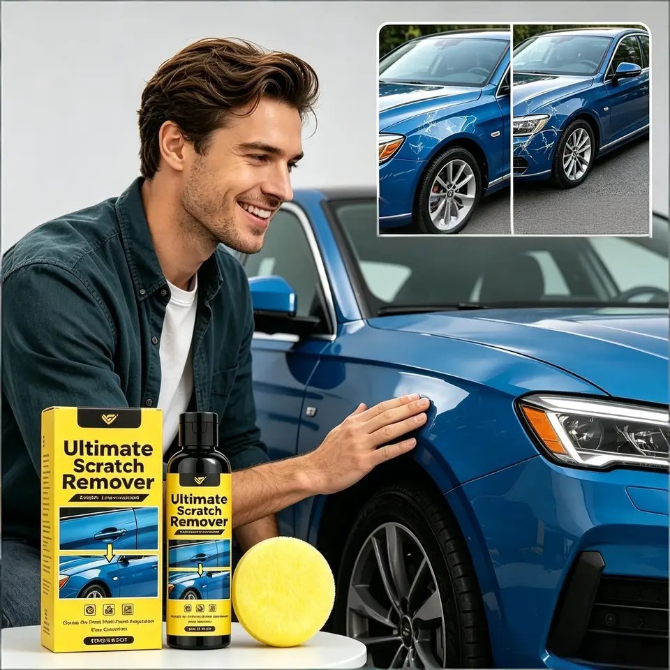 NanoPolix Scratch Remover – Eliminate All Car Scratches In 60 Seconds, Nano Poli