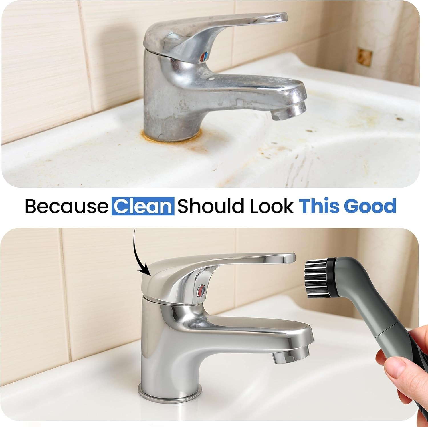 Cordless Electric Spin Scrubber Bathroom Shower Tile Grout Cleaning Brush IPX6