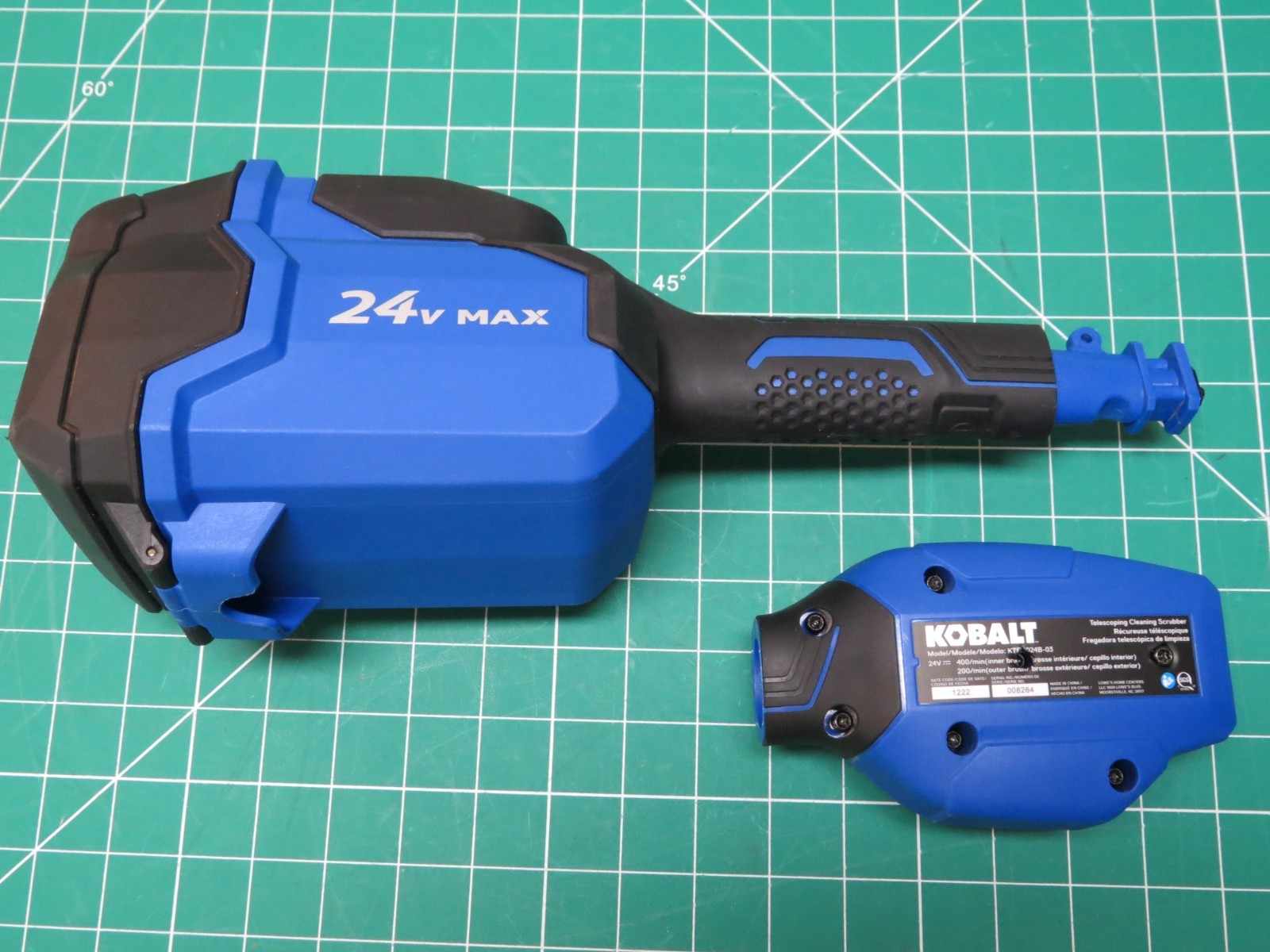OEM Kobalt 24v Max Power Scrubber Parts KTB 1024B-03 Battery/Handle Housing Kit