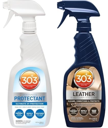 Aerospace Protectant Leather 3in1 Bundle UV Protection Vinyl Plastic Rubber
