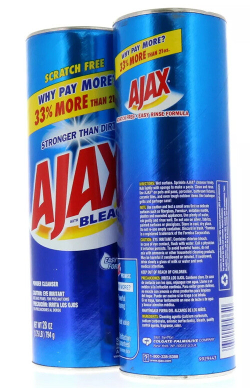 Two Pack Ajax Cleanser 28 Oz Each
