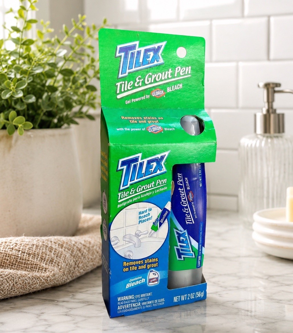 NOS Clorox Tilex Bleach Pen Dual Tip Removes Tile & Grout Stains Sealed NIB 2016