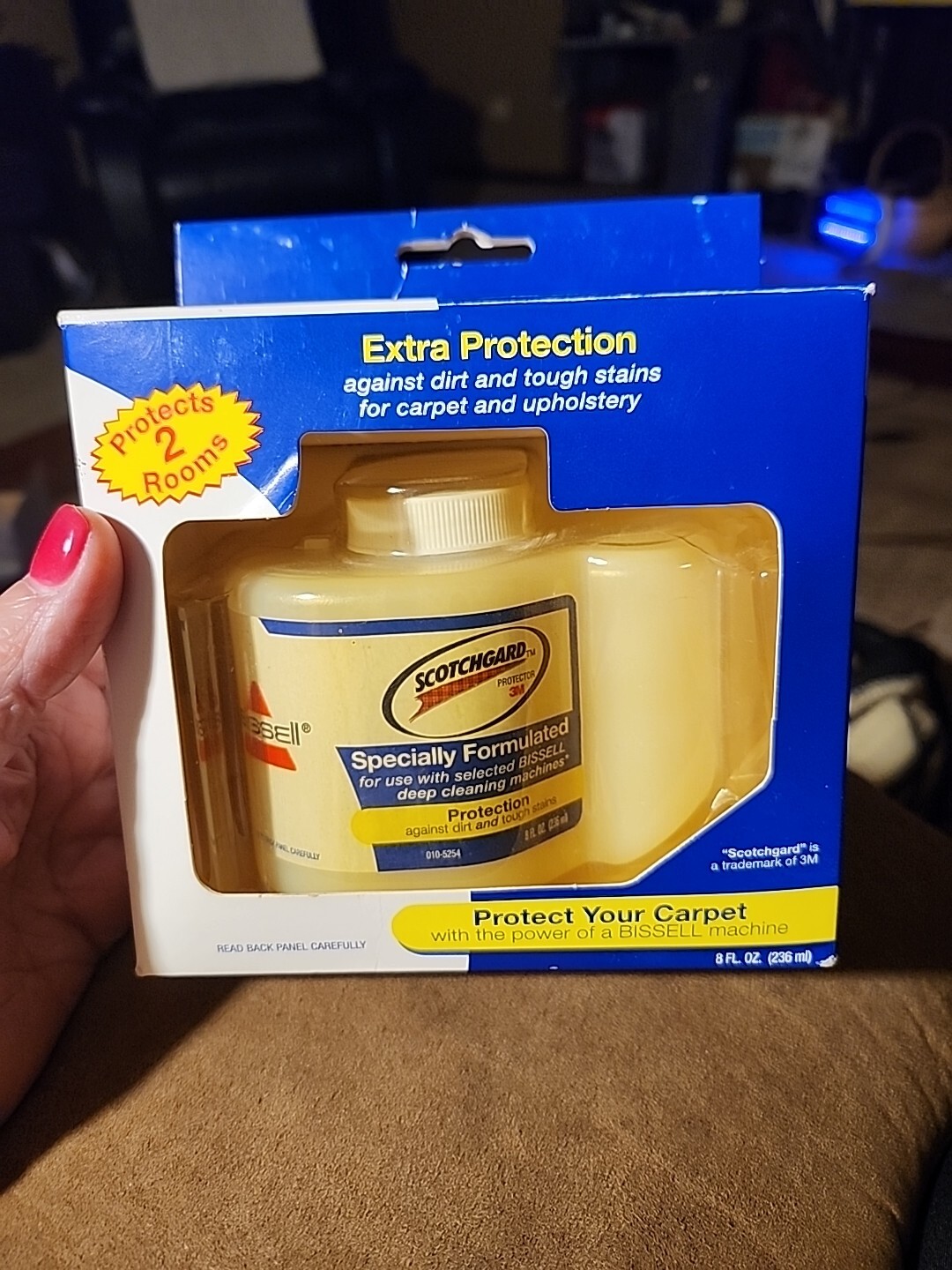Scotch Gard Protector 3M Bissell Extra Protection For Carpet Upholstery 8 Fl Oz