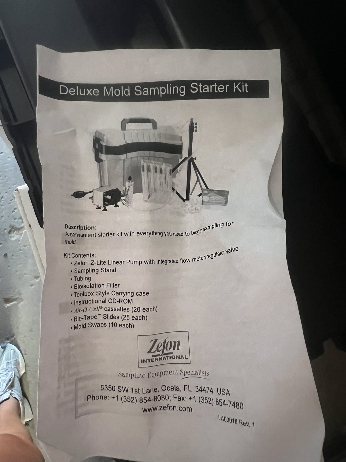 Mold Sampling Starter Kit