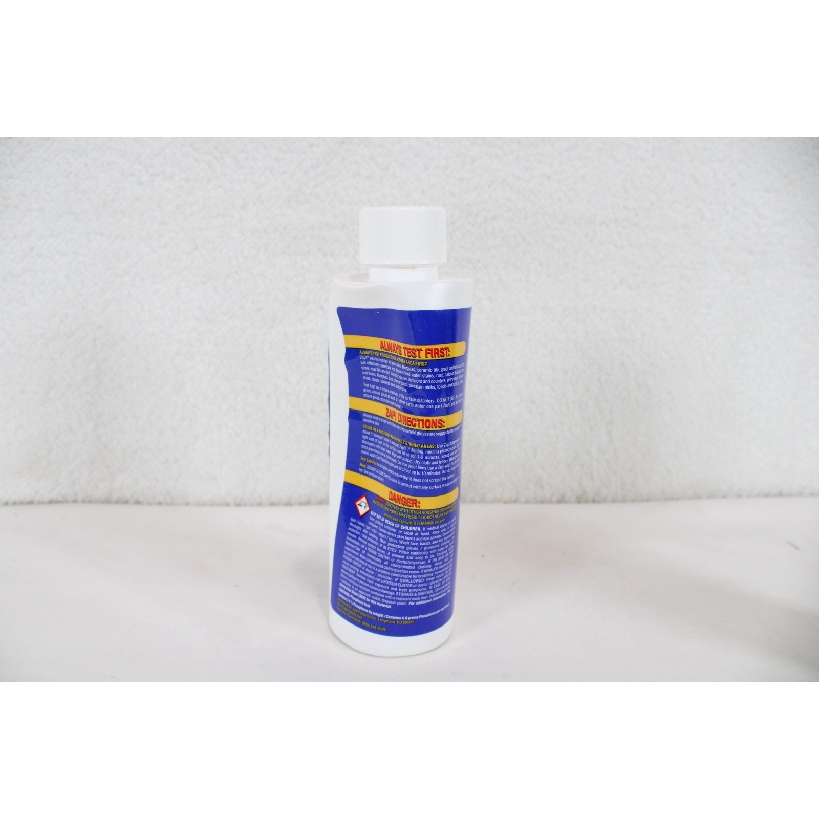 Zap Professional Porcelain Fiberglass Tile Grout Restorer Maintainer 10oz Set