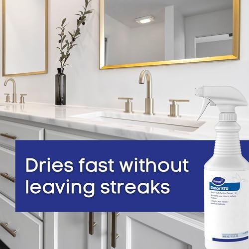 Multi-Surface & Glass Cleaner 32 oz, 12 Pack – Streak-Free Shine, Powerful Formu