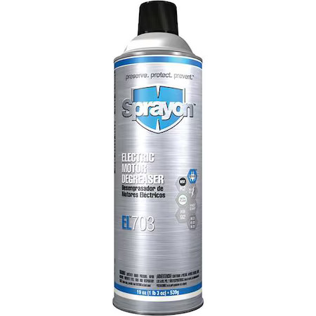Sprayon S00703000 Electrical Degreaser, 19 Oz Aerosol Spray Can, Liquid