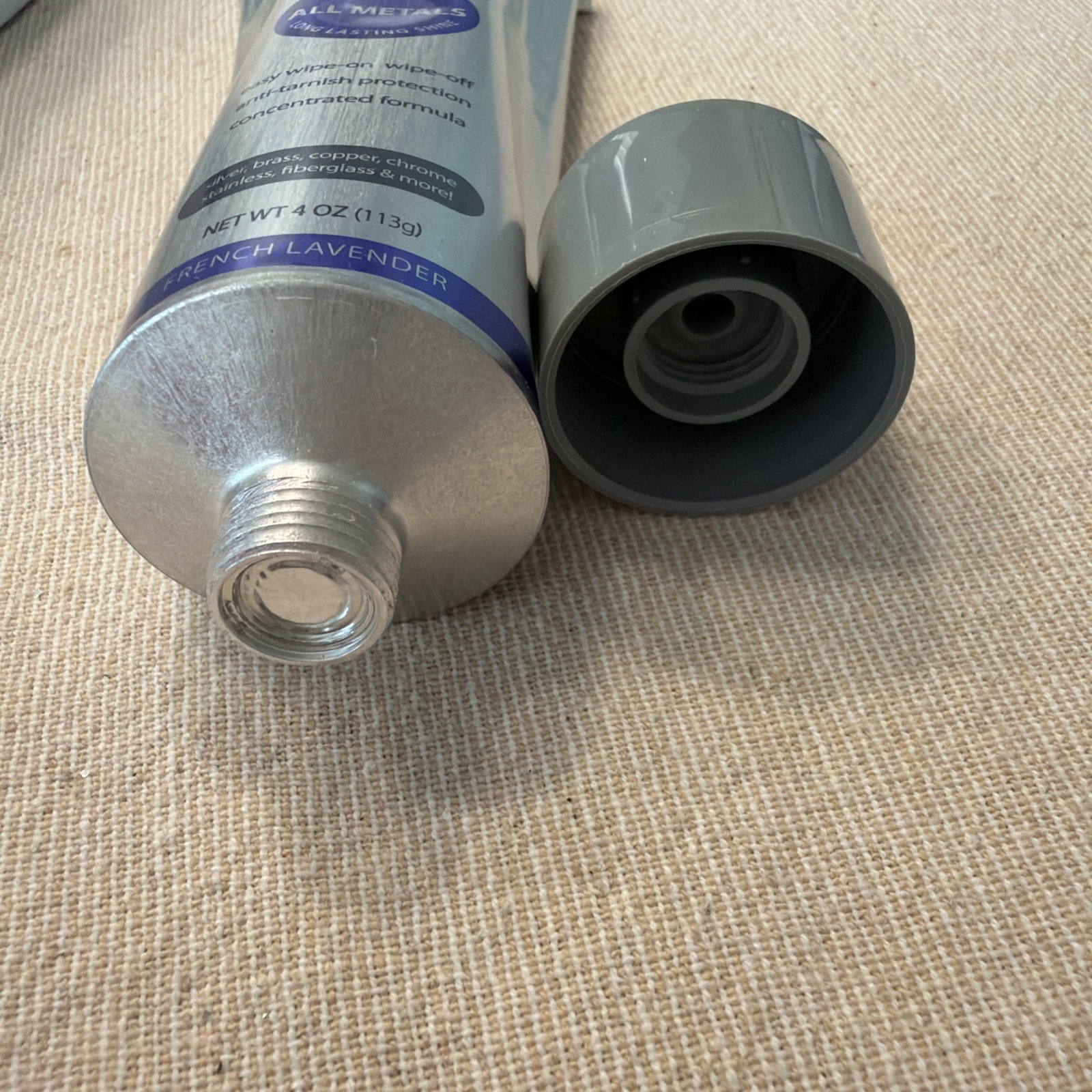 MAAS Metal Polish 4 oz French Lavender New Sealed Tube All Metals