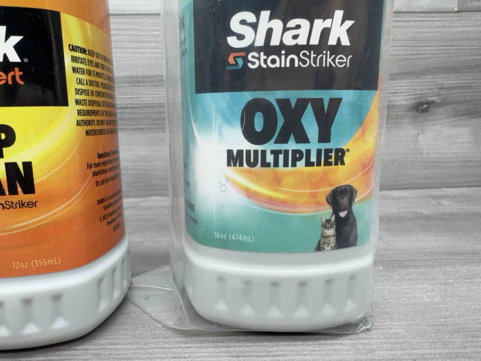 Shark Carpet Xpert Deep Clean Pro 12 oz & 2 Oxy Multiplier 16 oz Stain Striker