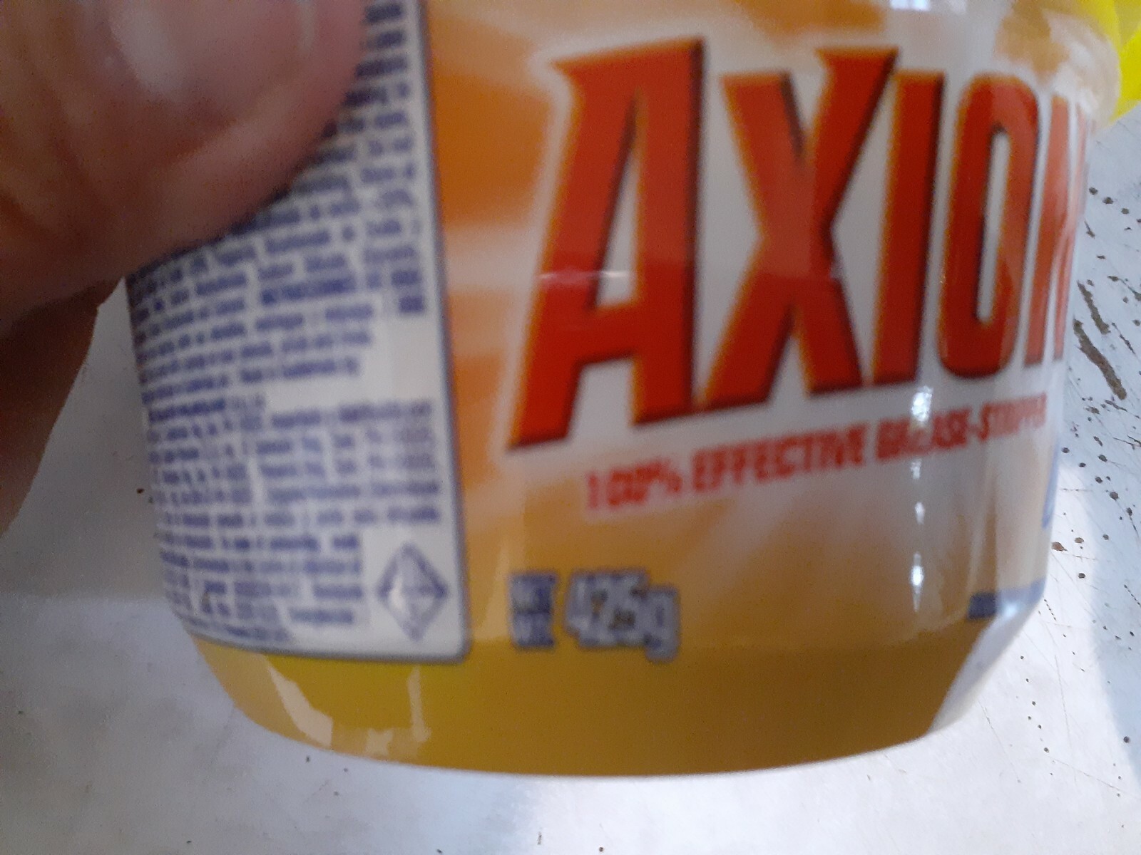 18 AXION GREASE-STRIPPER Lime Lemon Dish Washing Paste Detergent 425 g from Mex