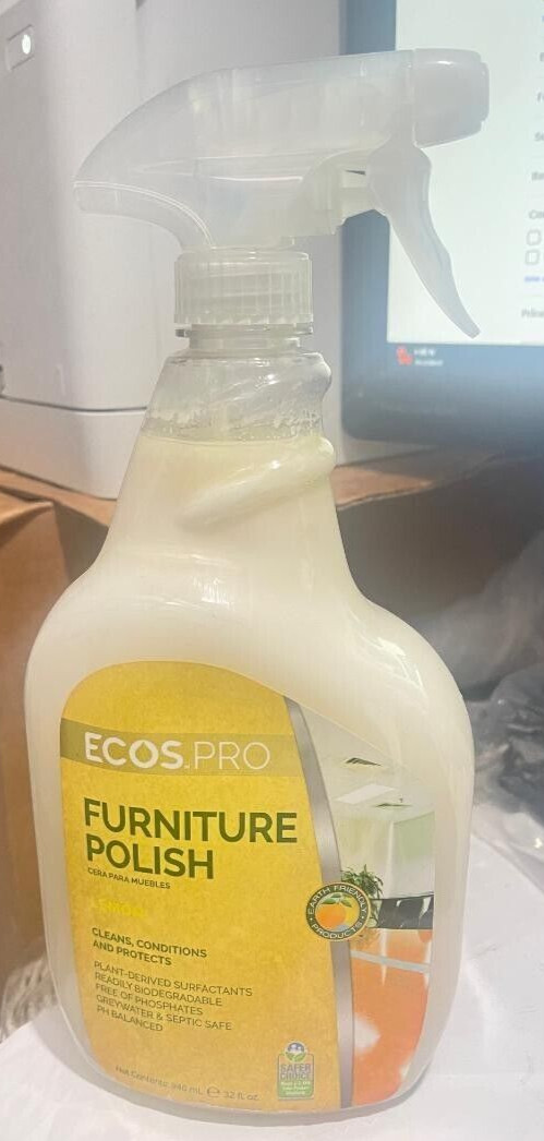 EcosPro Furniture Polish Lemon 32 oz EACH(Z27)