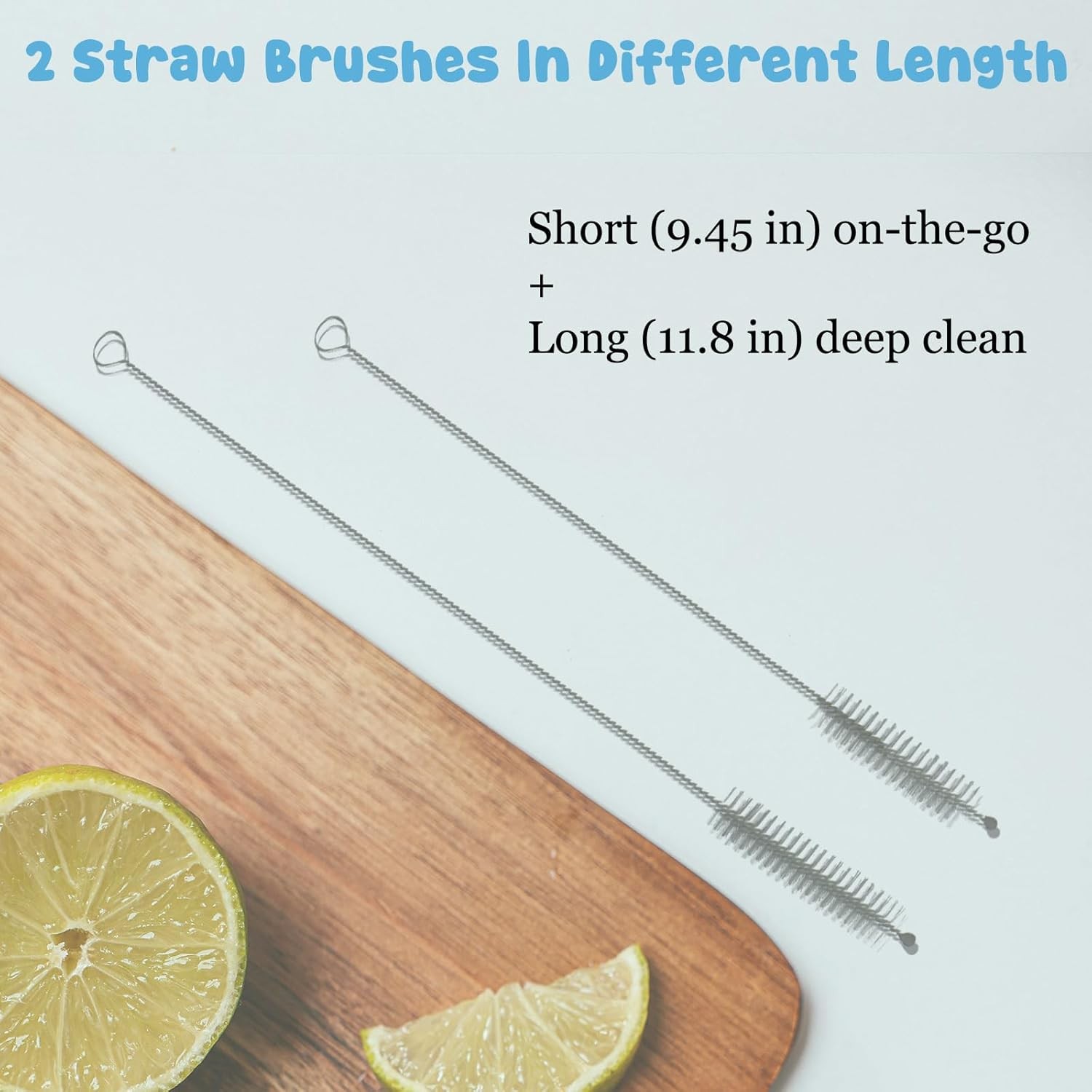 4 Pack Bottle Brush Cleaner Water Bottle Brush Cleaning Kit Straw Cleaner for Ow