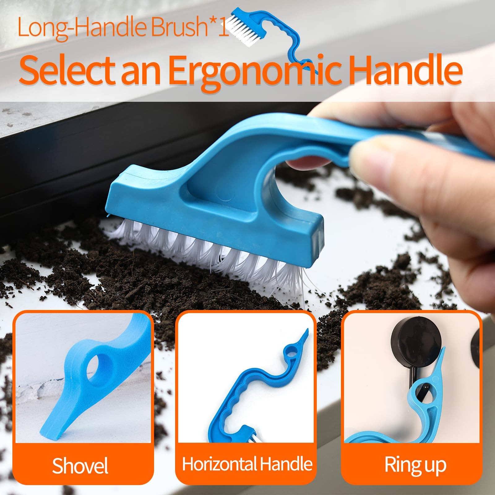 13Pcs Crevice Cleaning Brush Set, Window Groove Cleaning Brush Kit Hard Brist…