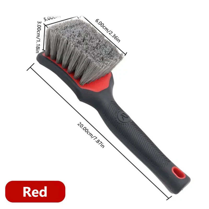 SEAMETAL Car Wheel Hub Washing Brush anti Slip Handle Car Tire Wheel Rim Cleanin