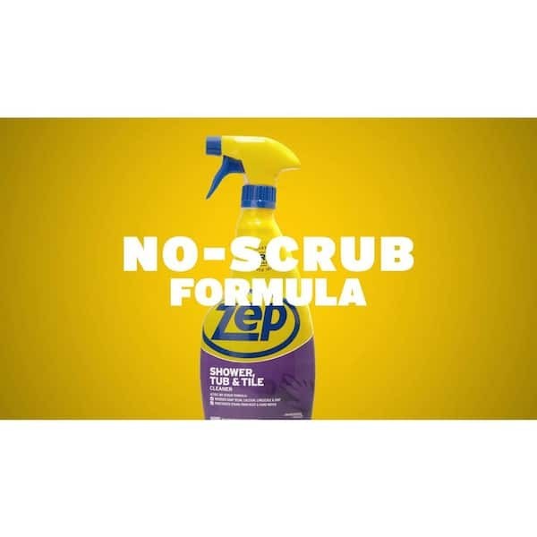 Zep Shower, Tub and Tile Cleaner Spray ZUSTT32PF 32-fl oz Pack of 1/4/6