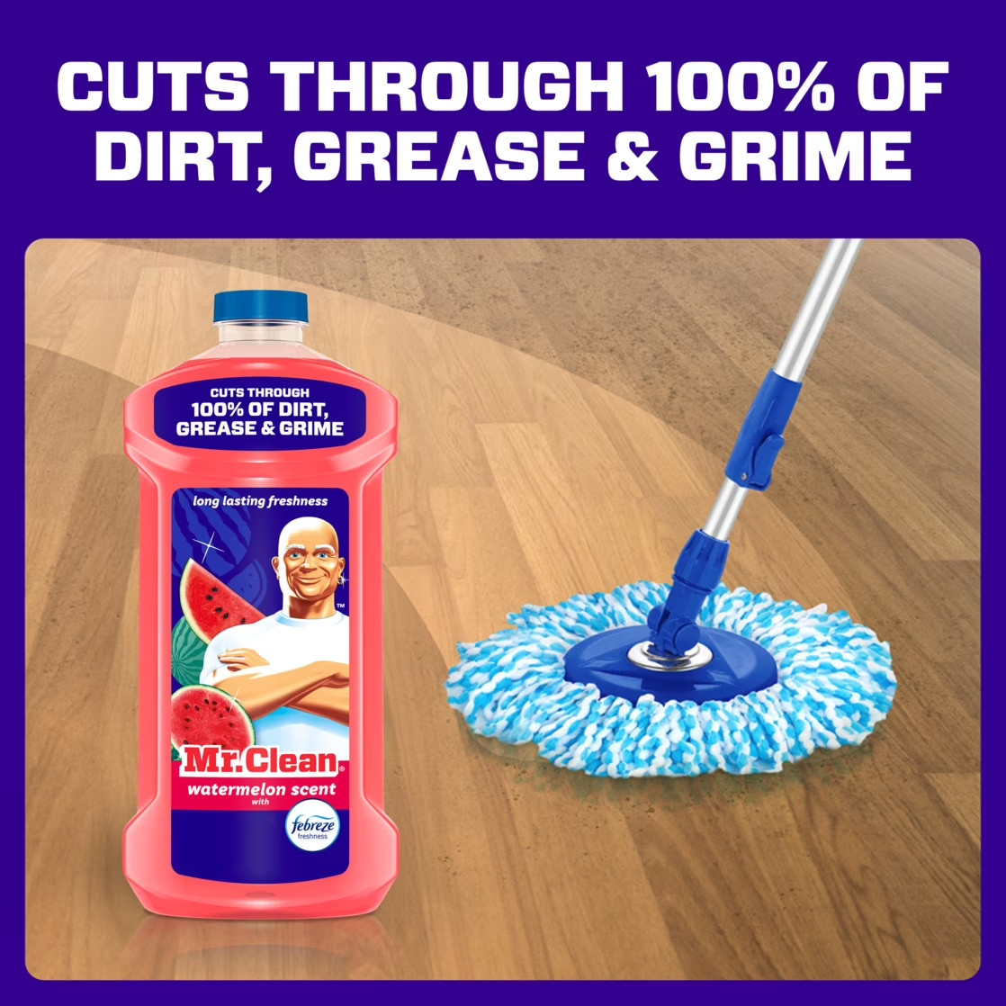 Mr. Clean All Purpose Cleaner, Cleaning Liquid, Watermelon, 41 fl oz