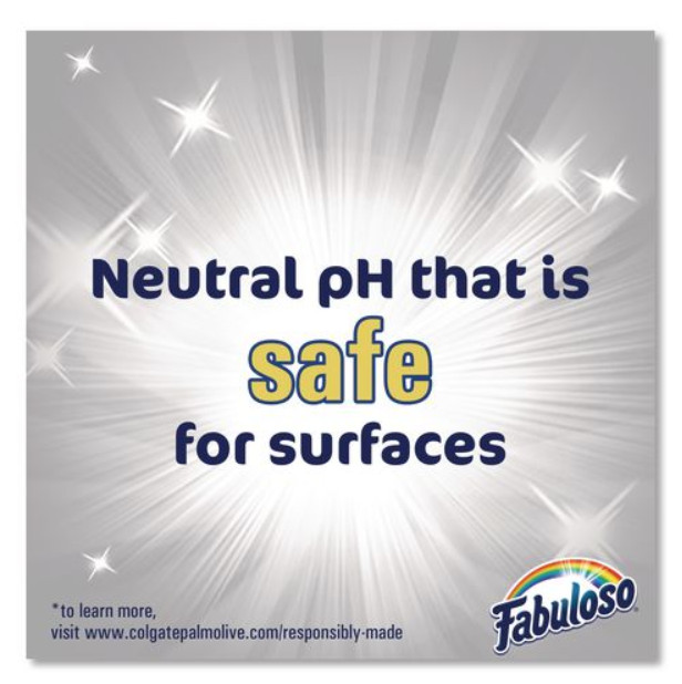 Fabuloso All-Purpose Cleaner, Lavender Scent, 1 gal Bottle, 4/Carton