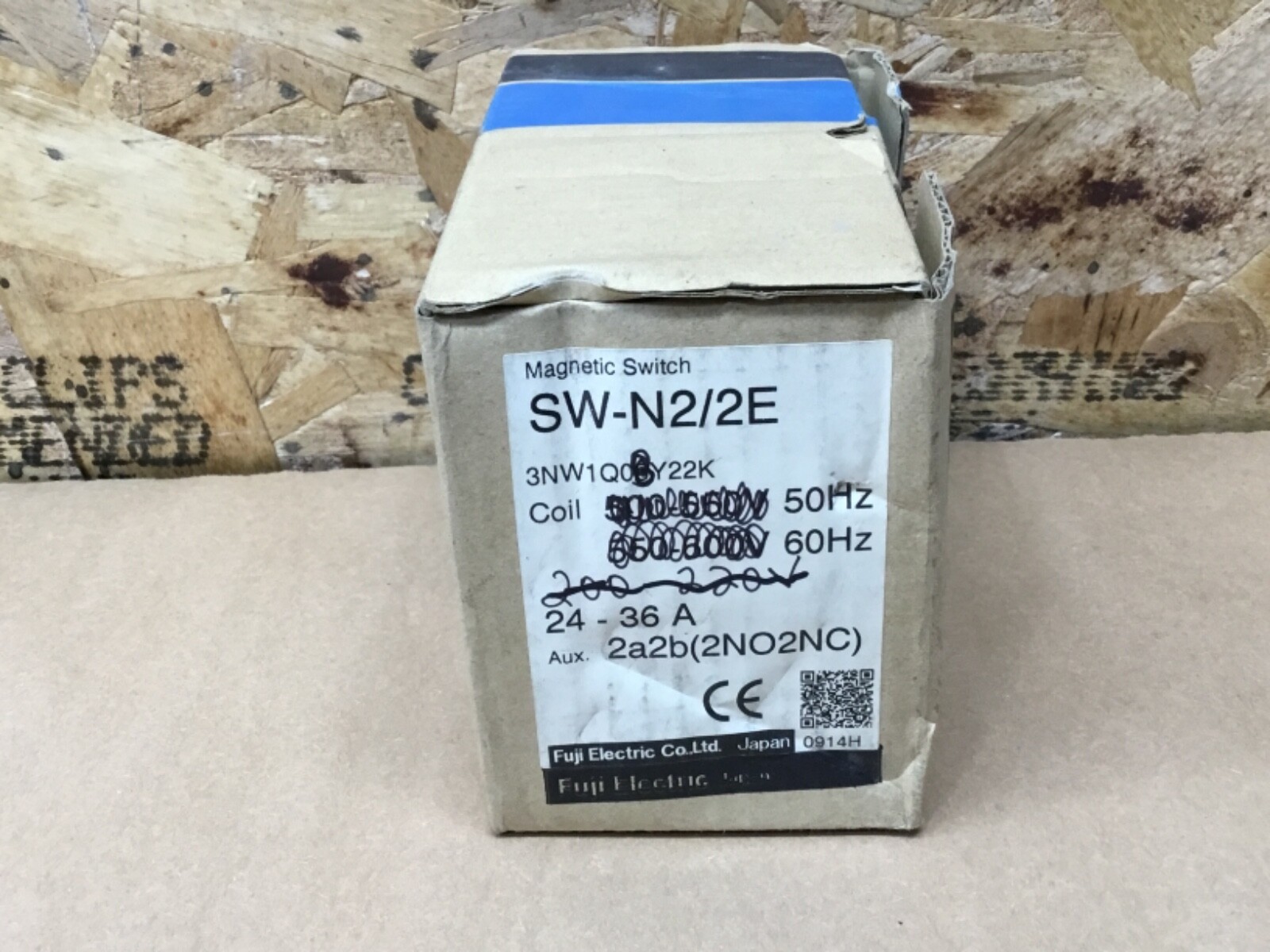 FUJI SW-N2/2E MAGNETIC SWITCH SC-N2 220-240V CONTACTOR 24-36A OVERLOAD #152A3