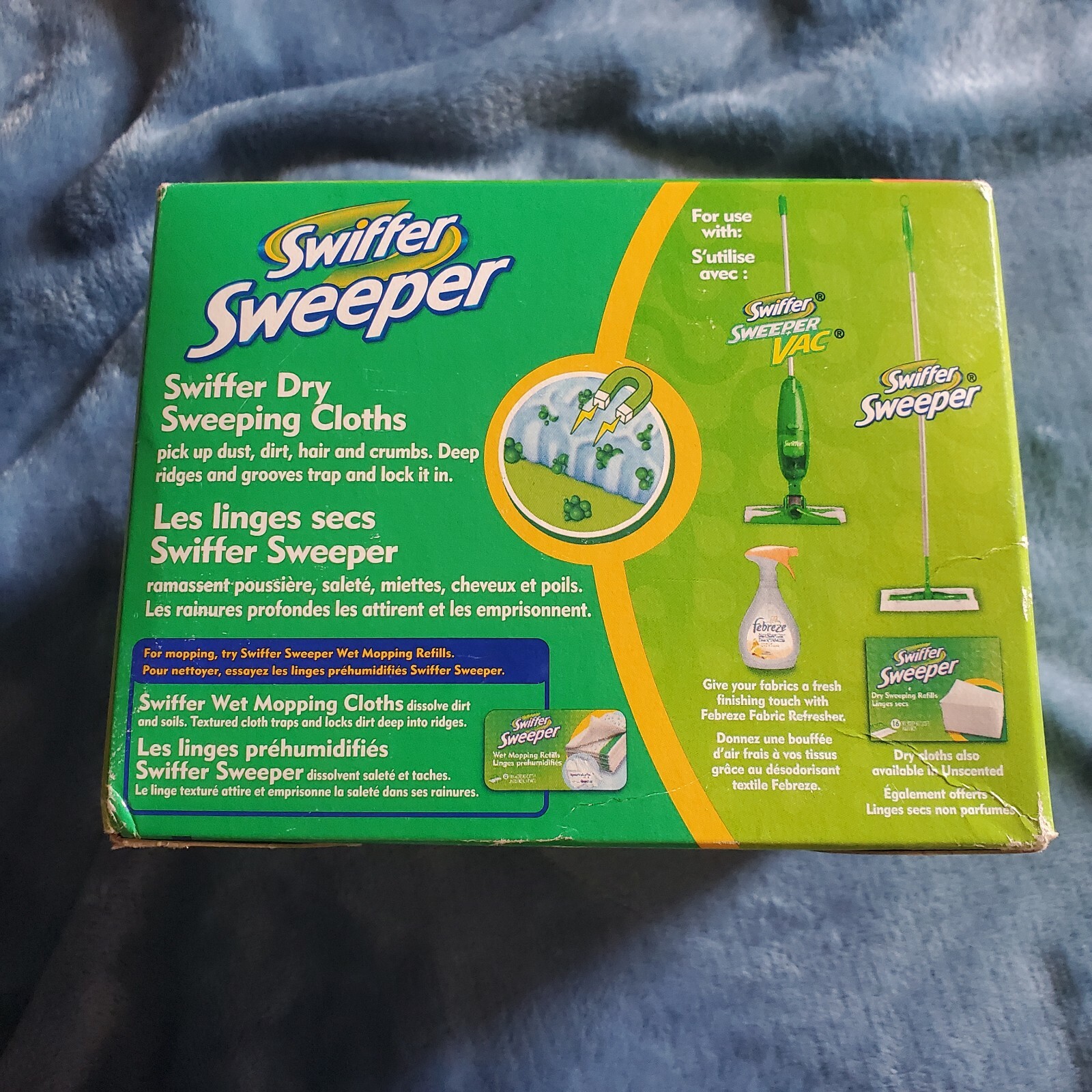 Swiffer Sweeper Dry Sweeping Refills Citrus 32 Count Box Unsealed