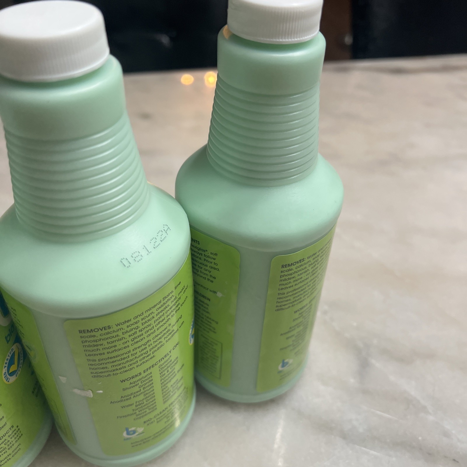 Pack of 6 Bio Clean Eco Friendly Hard Water Stain Remover The Green Stuff 20 Oz