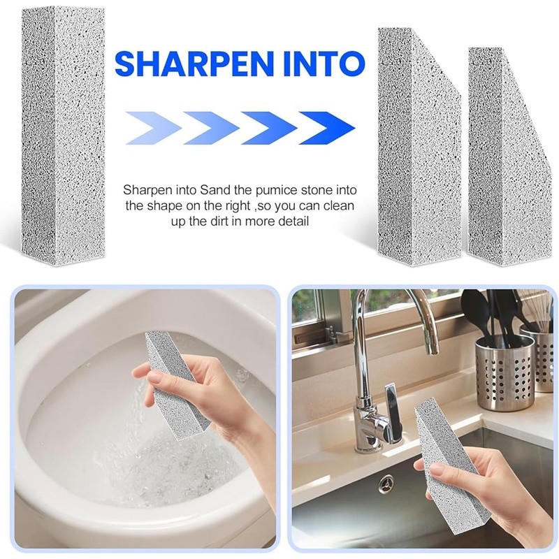 Natural Pumice Stone Cleaning Tool Toilets Grills Pools & Ceramic Surfaces New