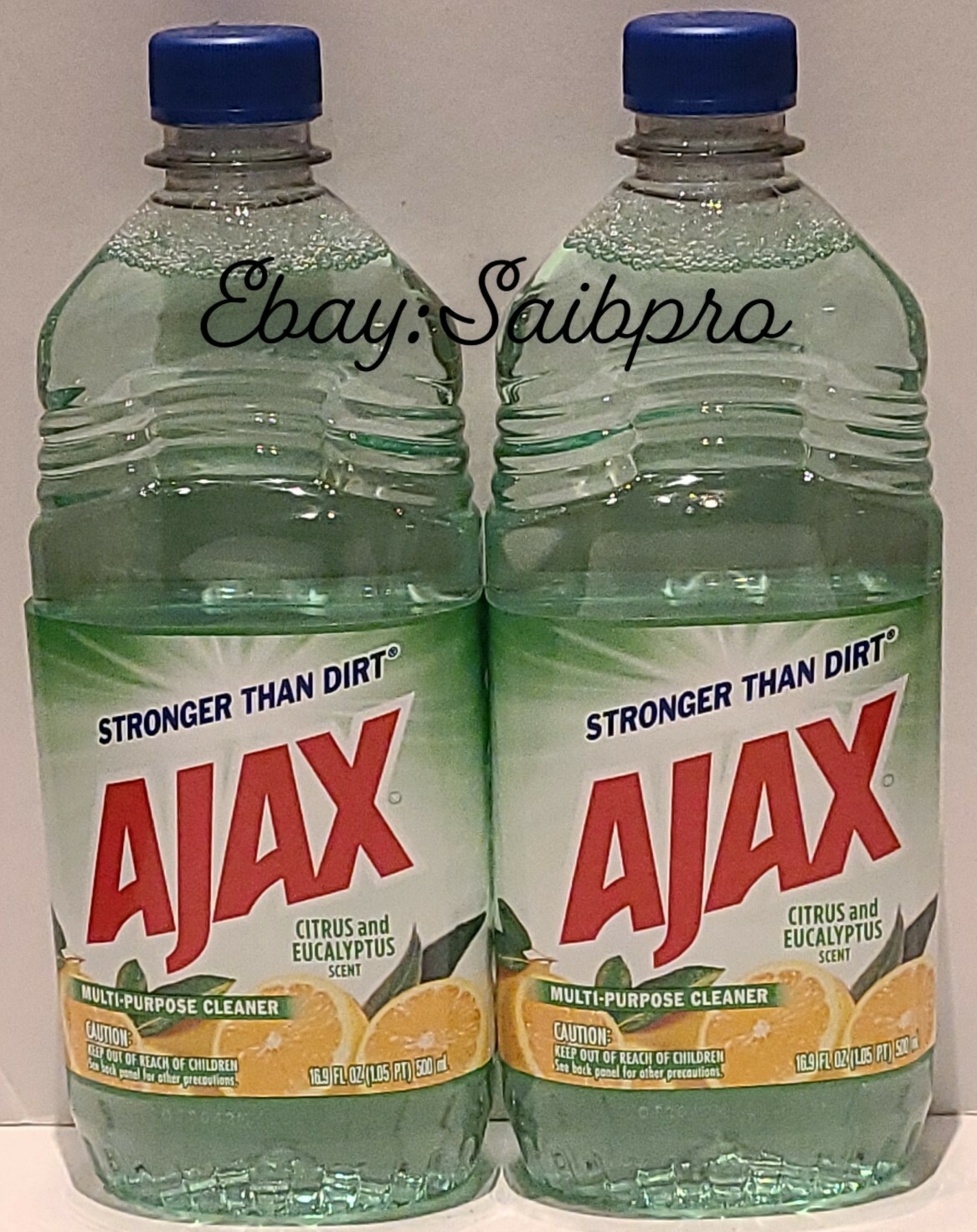 4 Packs Ajax Citrus And Eucalyptus Scent Multi-Purpose Cleaner 16.9 OZ