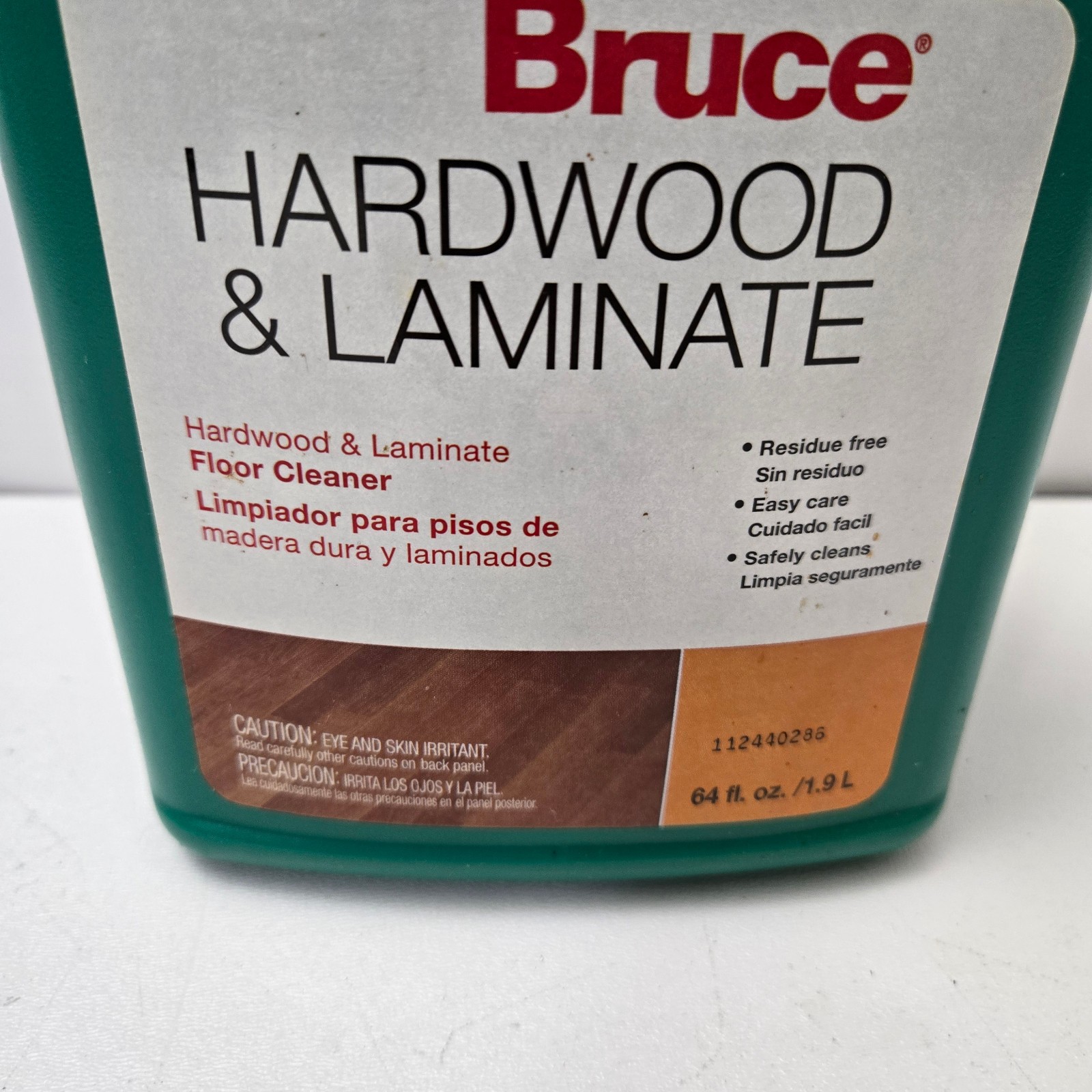 Bruce Hardwood & Laminate Floor Cleaner Refill Spray 64oz Residue Free No Wax