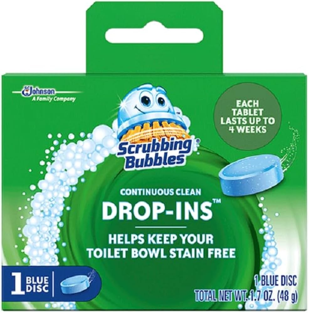 Scrubbing Bubbles Toilet Tablets, Continuous Clean Toilet Drop In, CASE of 12