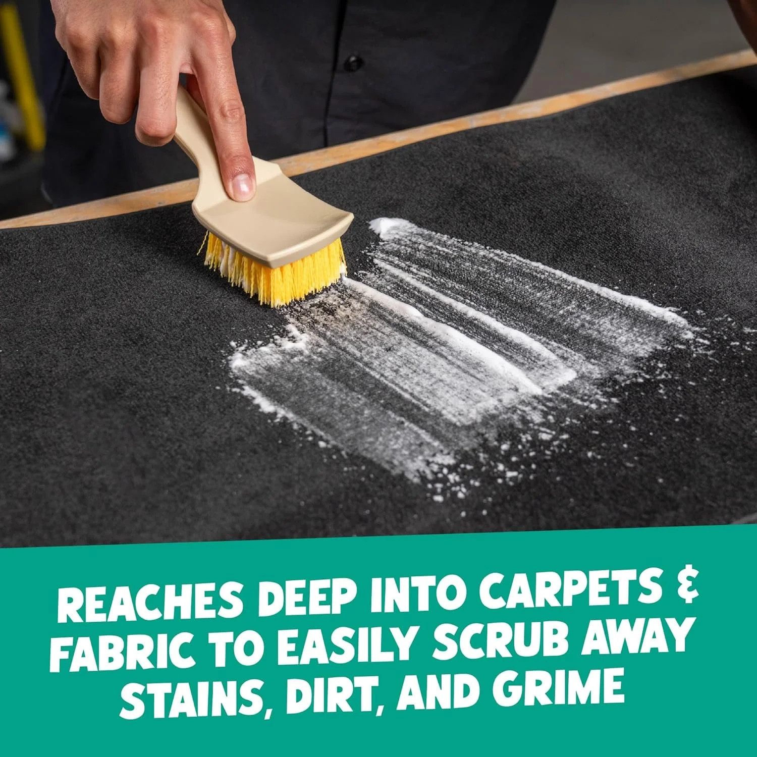 Chemical Guys Induro 7 Heavy Duty Interior Carpet & Upholstery Detailing Brush –