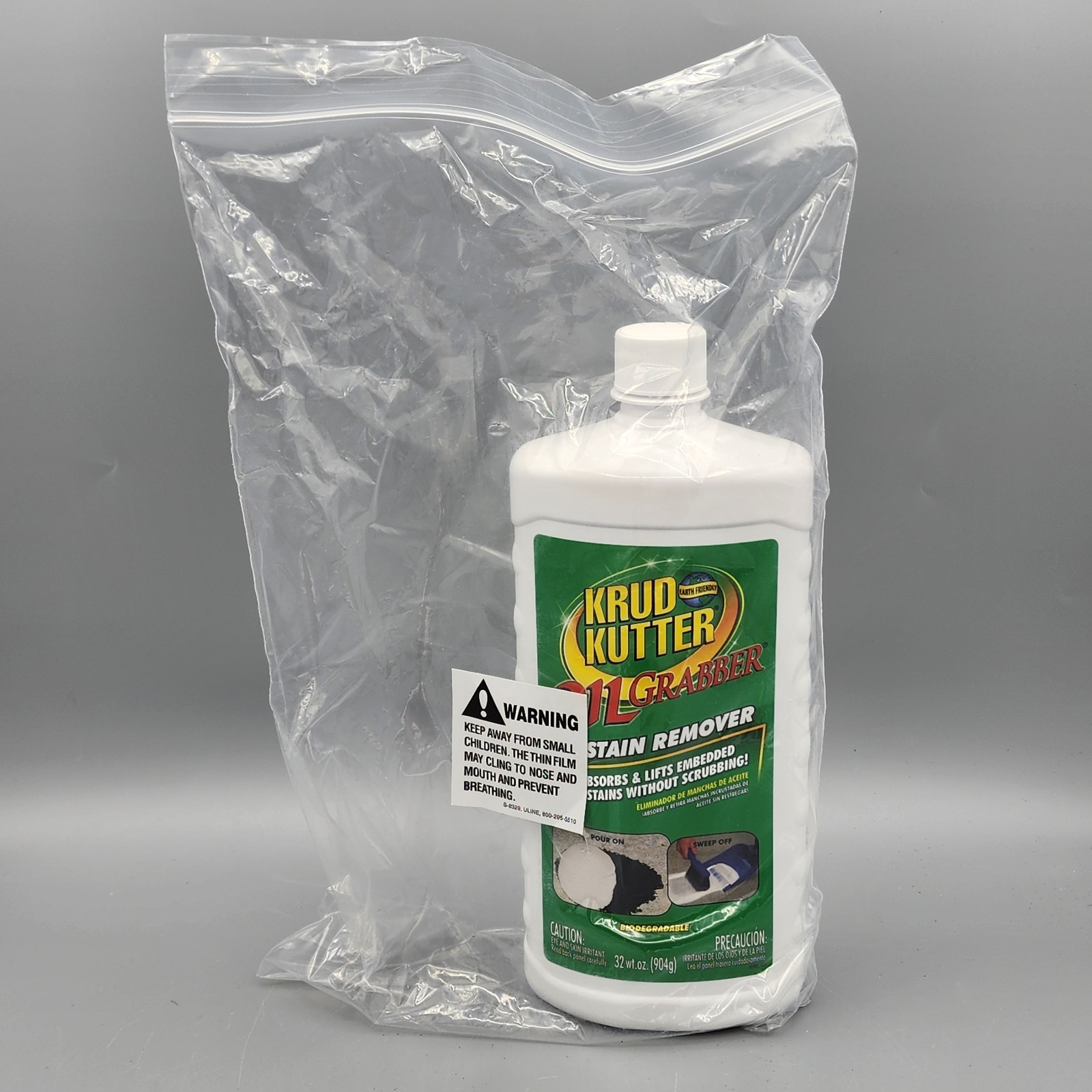 Krud Kutter Oil Grabber Stain Remover Absorbs Lifts Stains Biodegradable 32oz