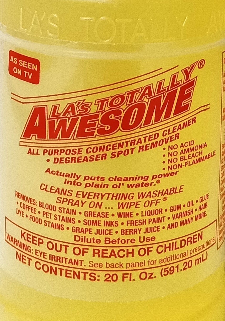 4 PACK- LA’s Totally Awesome All-Purpose Cleaner & Degreaser 20 Oz. (Each)