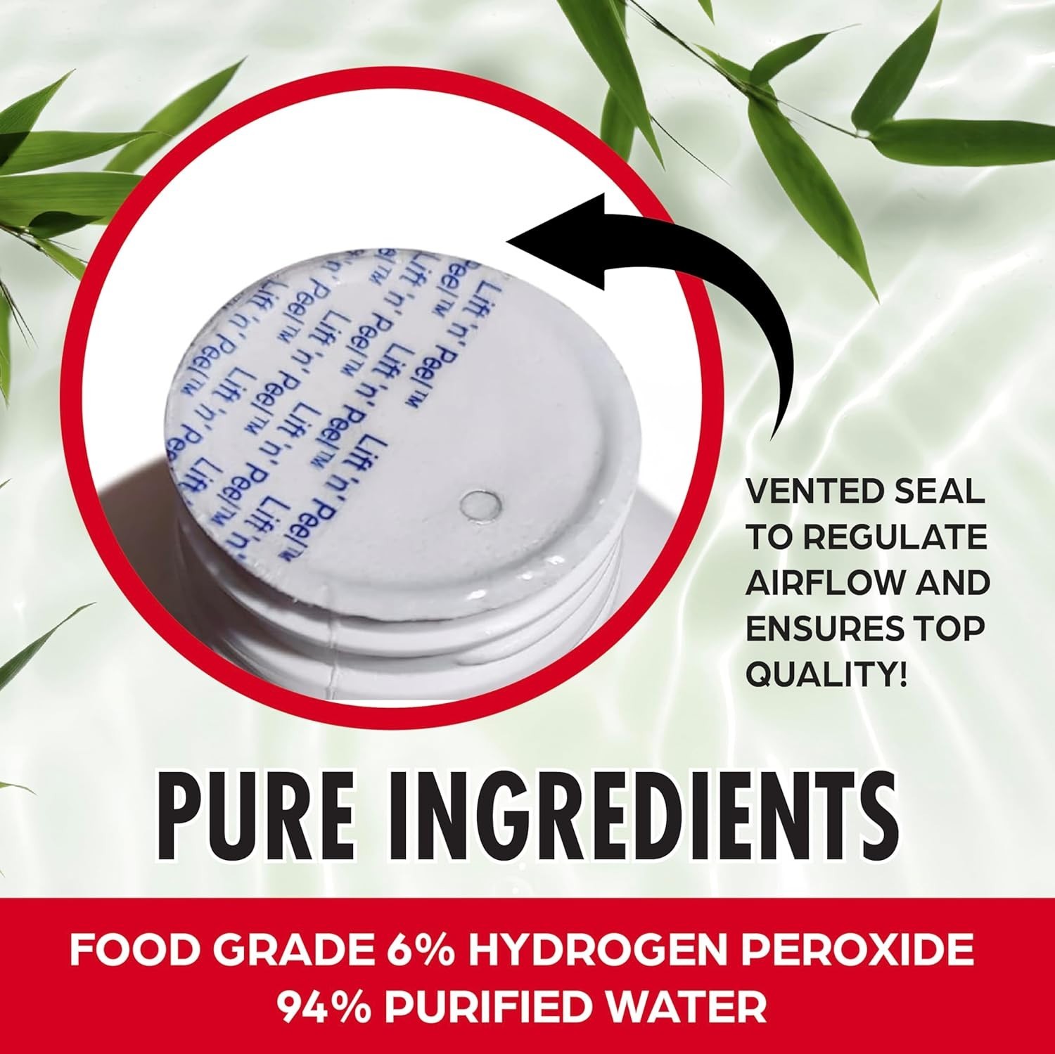 Allied Science 6% Hydrogen Peroxide, Food Grade H202 and Water – 2.5 Gallons