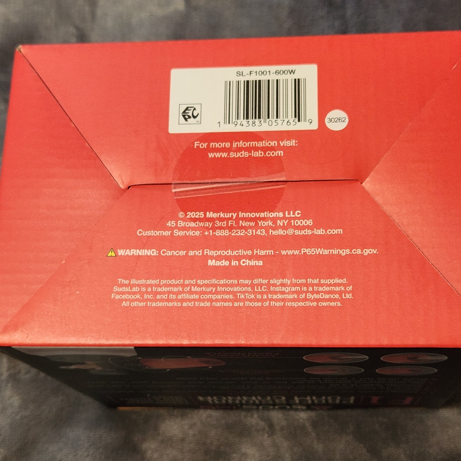 Suds Lab F1 Professional Foam Cannon w Adjustable Foam New-Open Box.