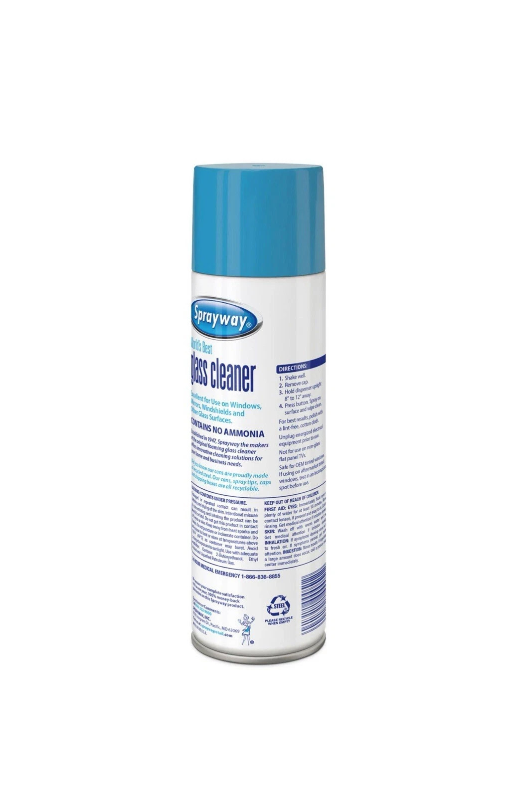 Sprayway SW050CLUB Glass Cleaner – 4 Pack