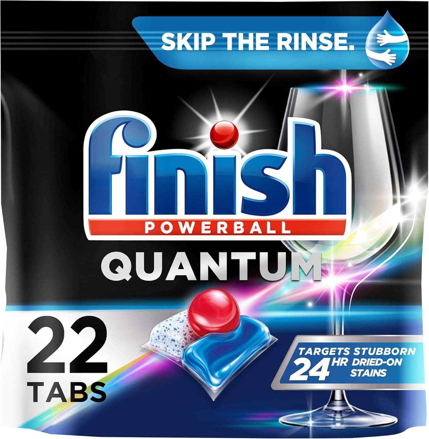 Quantum Dishwasher Pods, No Pre-Rinse Dishwasher Detergent Soap Removes 24HR Dri