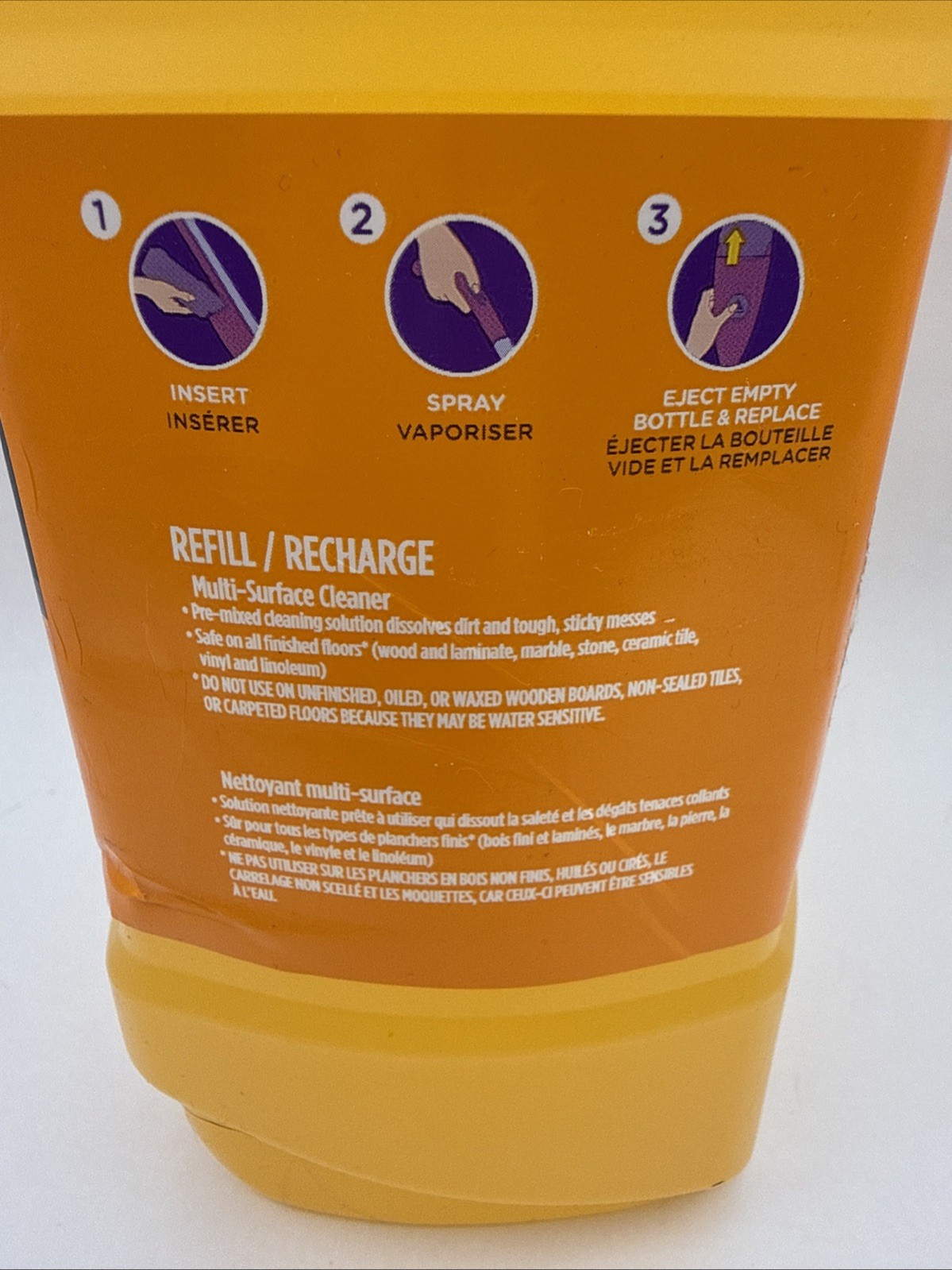 Swiffer Wet Jet Floor Refill Floor Cleaner Sweet Citrus & Zest 42.2 Fl Oz New