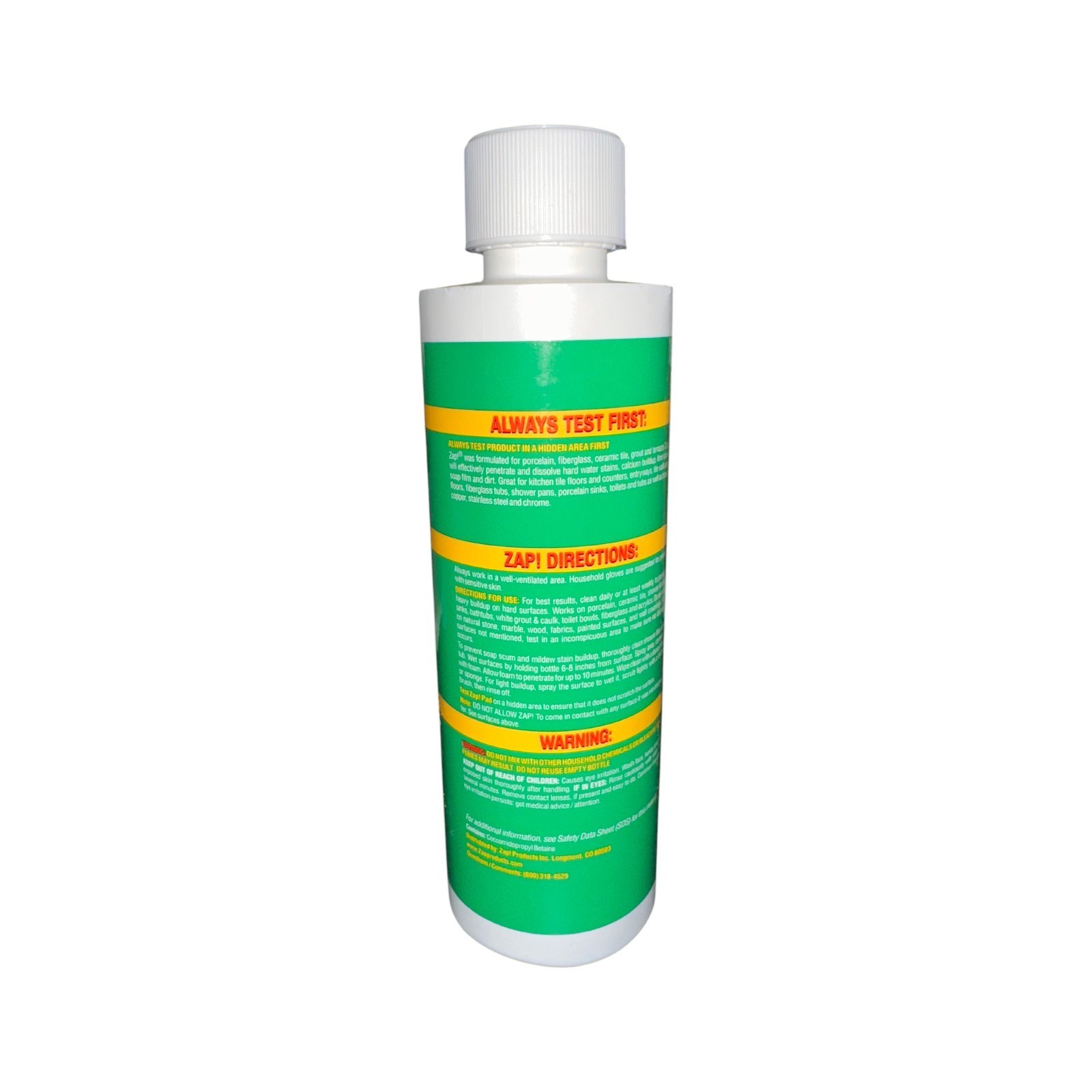 Zap Professional Porcelain Fiberglass Tile Grout Maintainer Kit 8 oz – Lot of 5