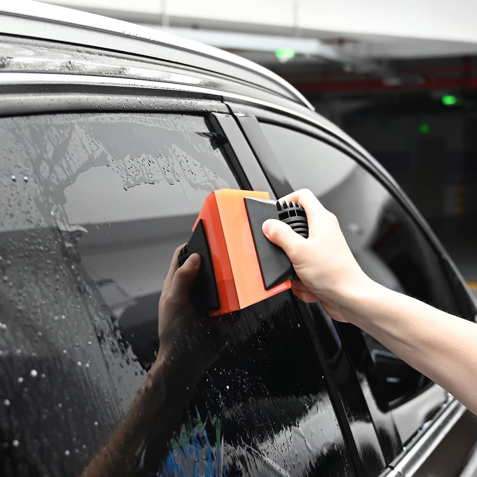 6” Small Silicone Squeegee 5-inch Handy Small Rubber Window Shower Squeegee …