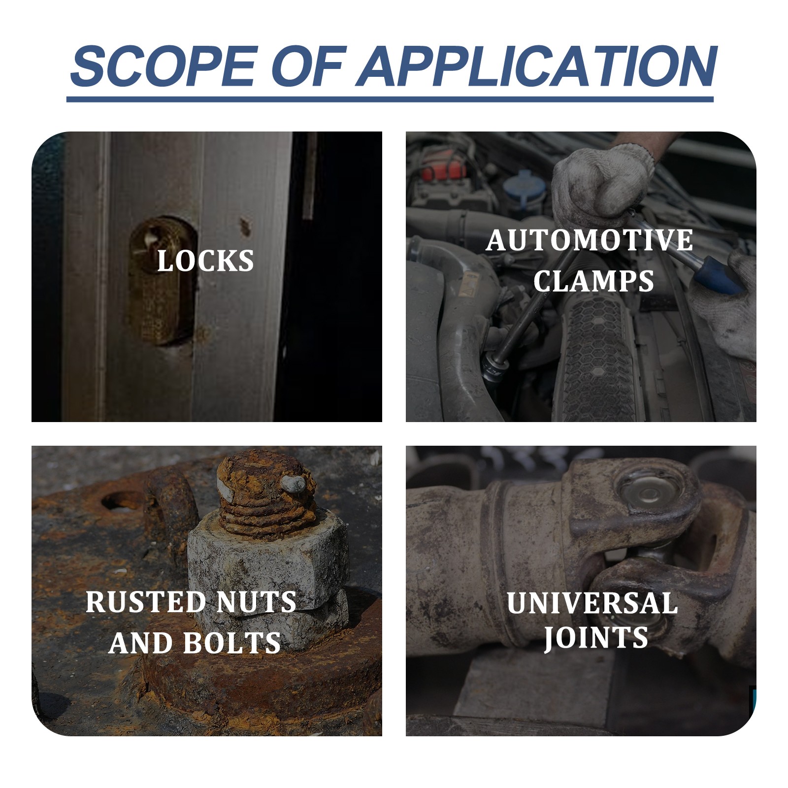 Rust Converter Spray Automotive Rust Reformer Inhibitor Wheel Metal Parts