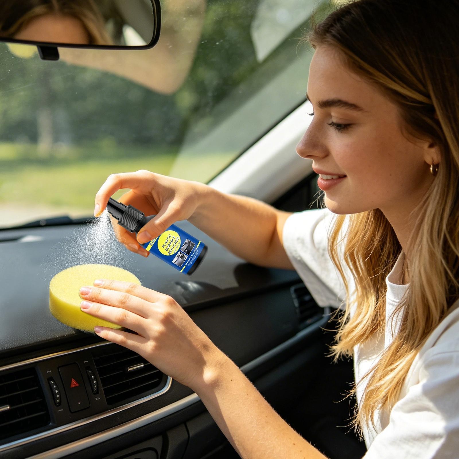 Interior Cleaner Car Detailing 50ml UV Protection Long Lasting Automotive Interi