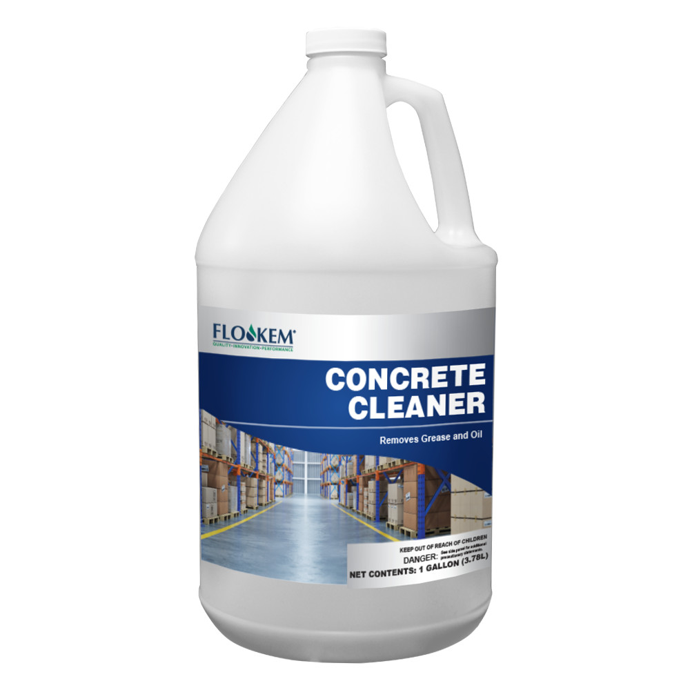 Flo-Kem 0018 Concrete Oil and Grease Floor Cleaner – 1 Gallon