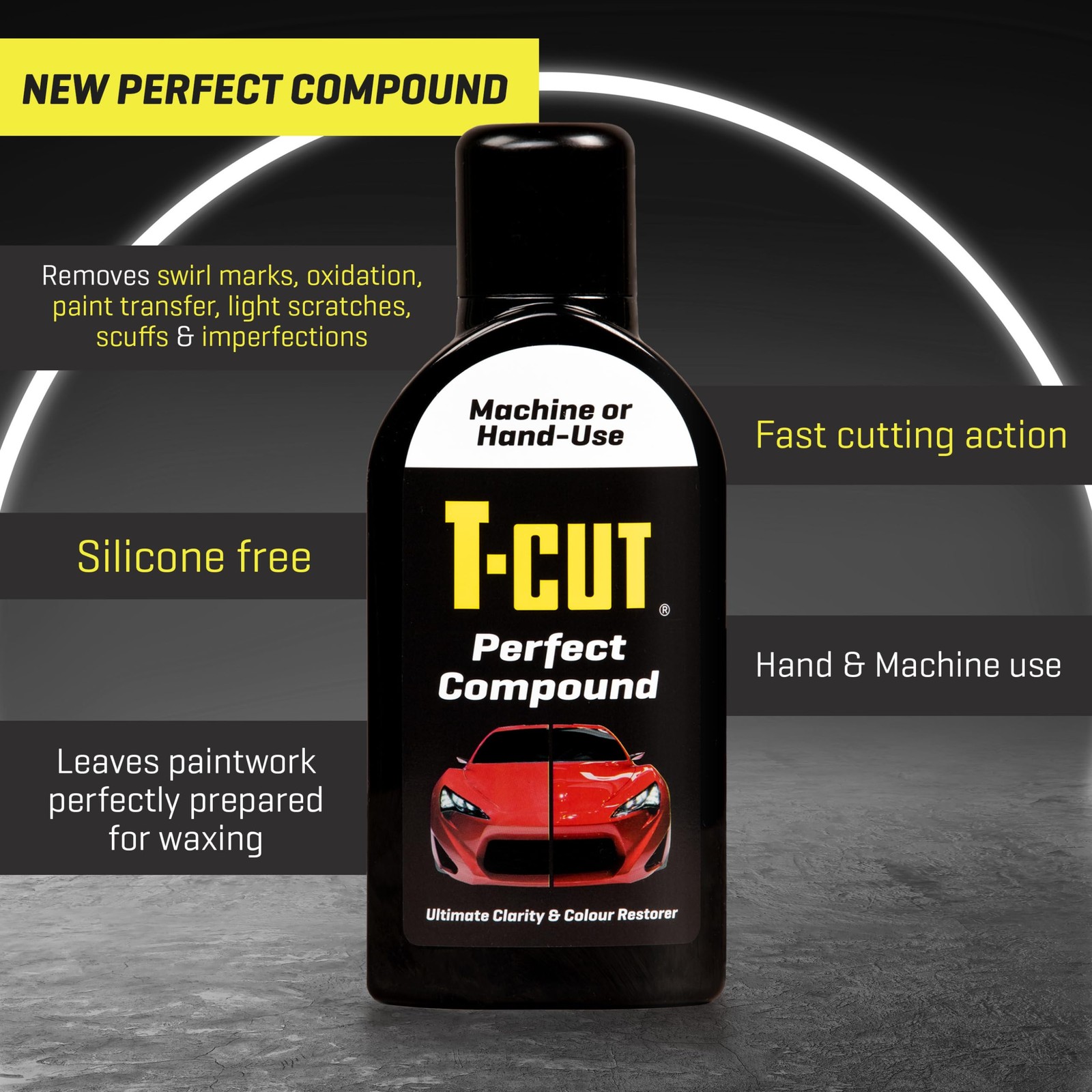 T-Cut Perfect Compound 17Fl Oz Removes Car Oxidation Scratches Blemishes –