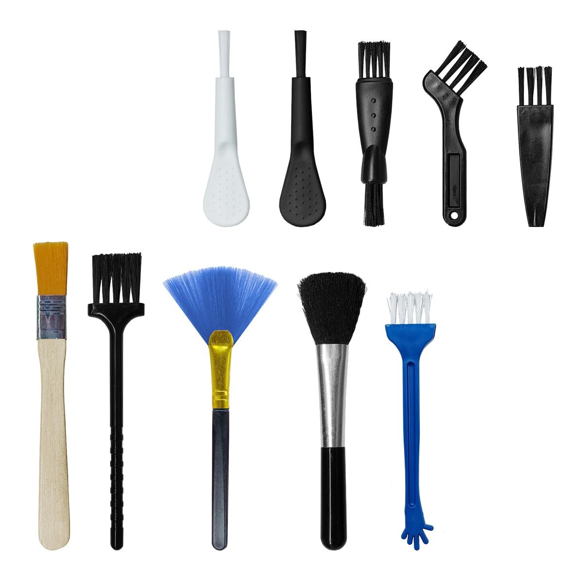 10PCS Car Detailing Brush Kit, Nylon Anti-Static Car Interior Cleaning Tools,…