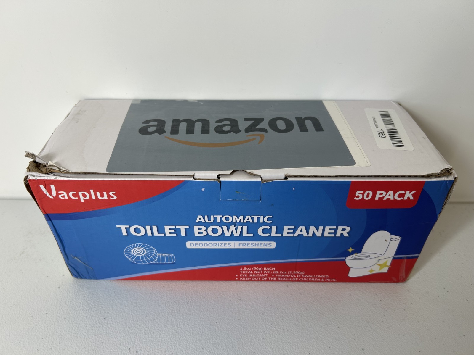 50 Pk Vacplus Automatic Toilet Bowl Cleaner Tablets Bathroom Toilet Tank Cleaner