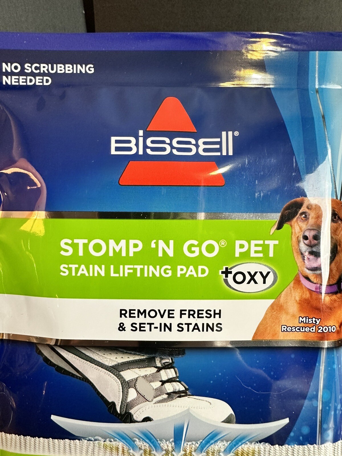 (3) Packs New Bissell Stomp ‘N Go Pet Stain Lifting Pads +Oxy 1/Pad Per Pack