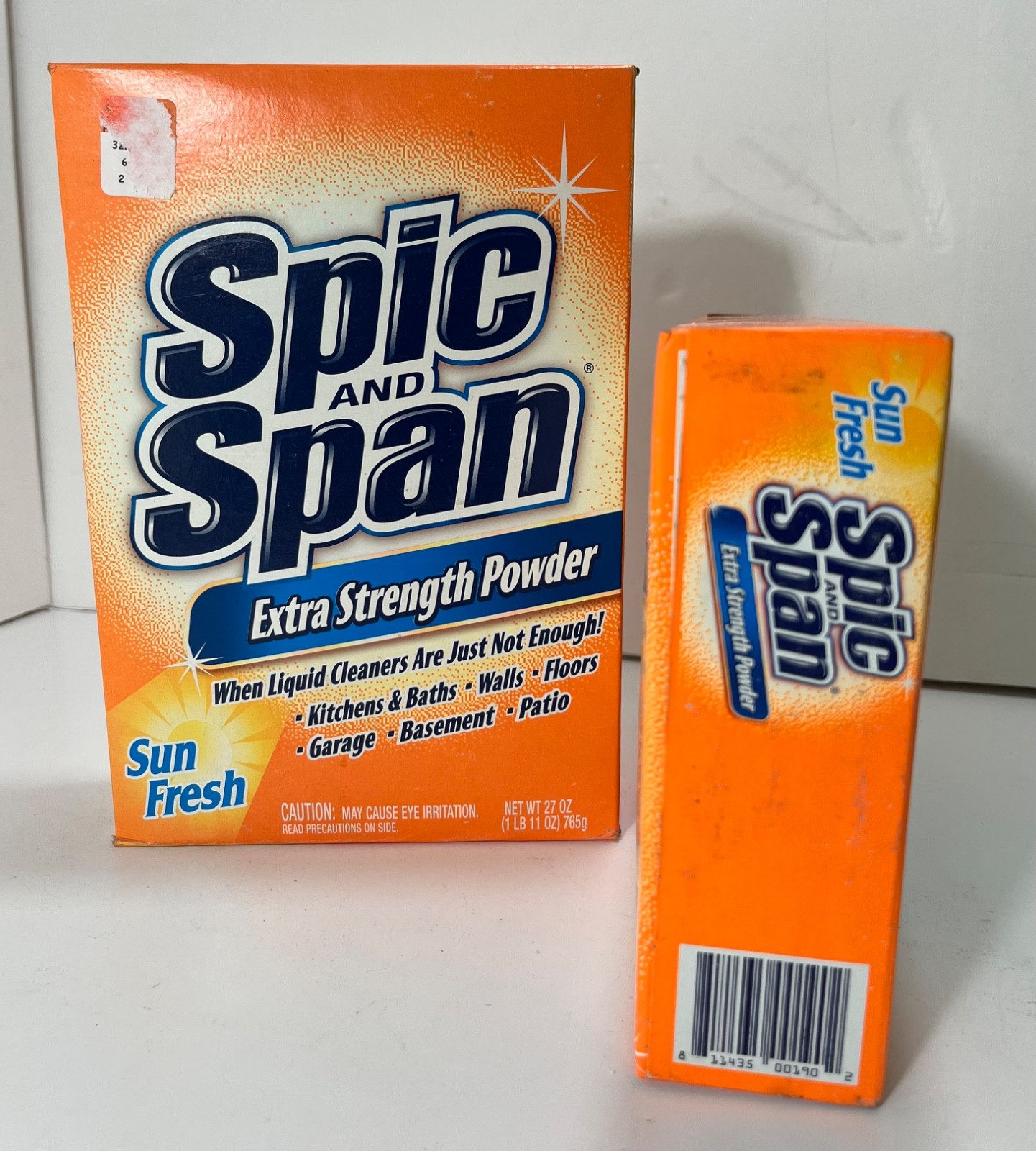 2x Spic and Span Extra Strength Powder SUN FRESH 27 oz Each – NEW 🌼